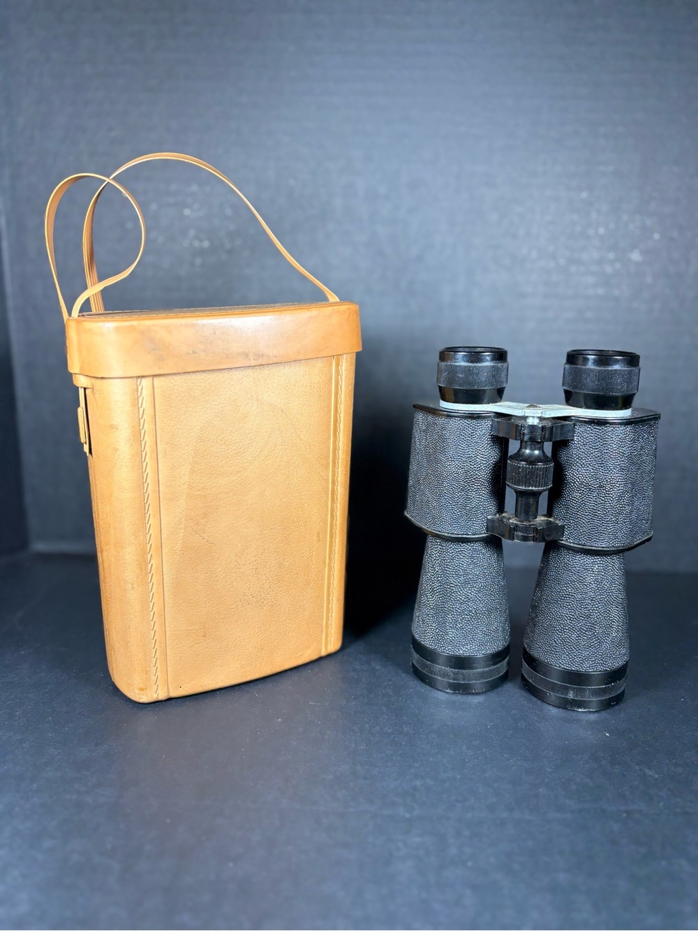 Vintage German Binoculars w/ West Germany Plastic Case